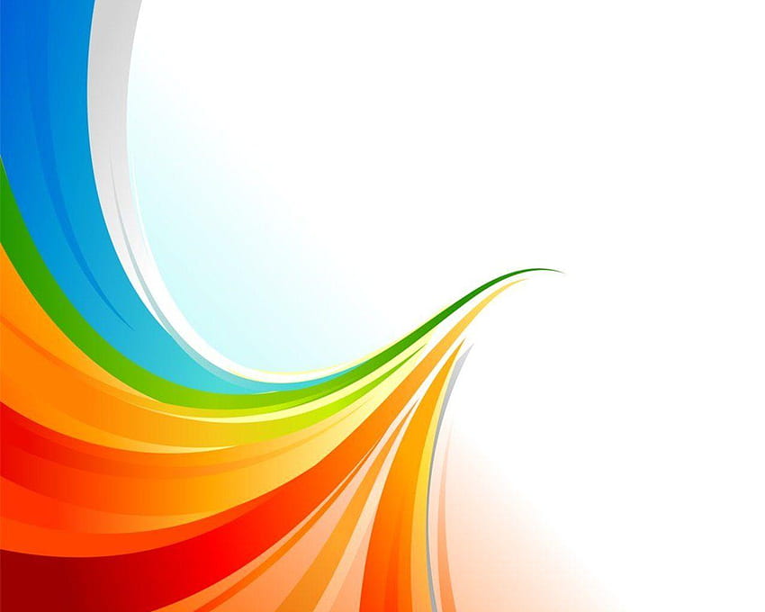 Rainbow Background, White Rainbow HD wallpaper
