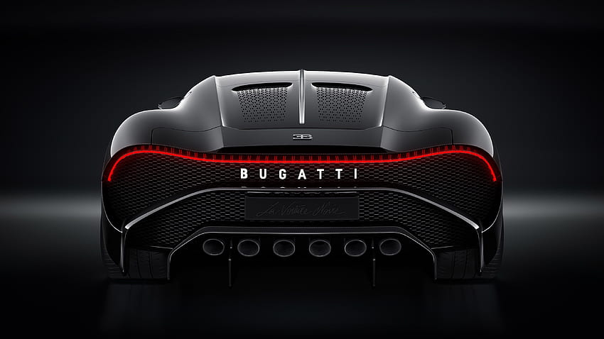 Bugatti La Voiture Noire Rear 2019 bugatti , Bugatti HD тапет
