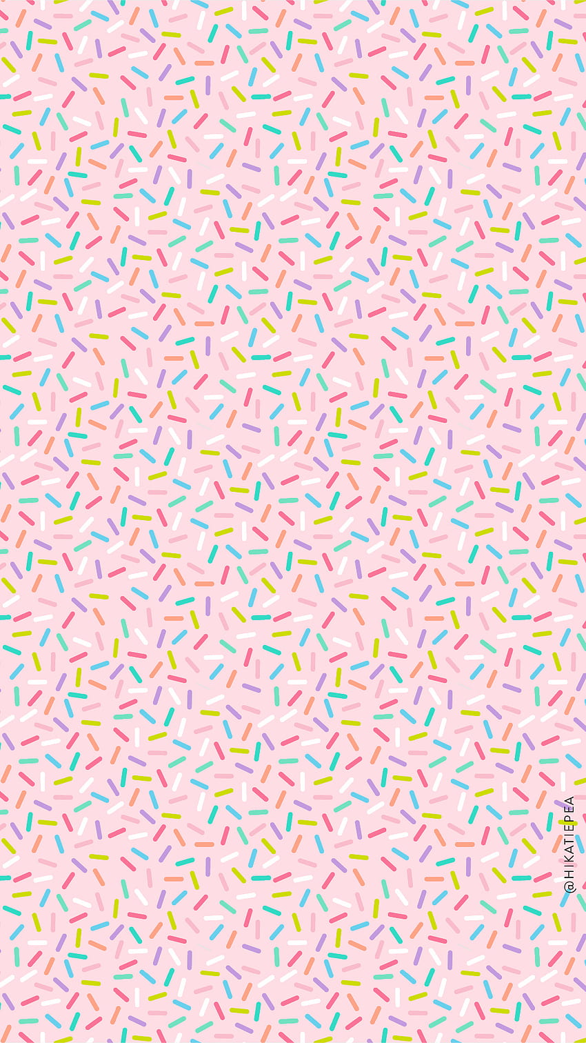 Sprinkles, pink, sprinkled HD phone wallpaper