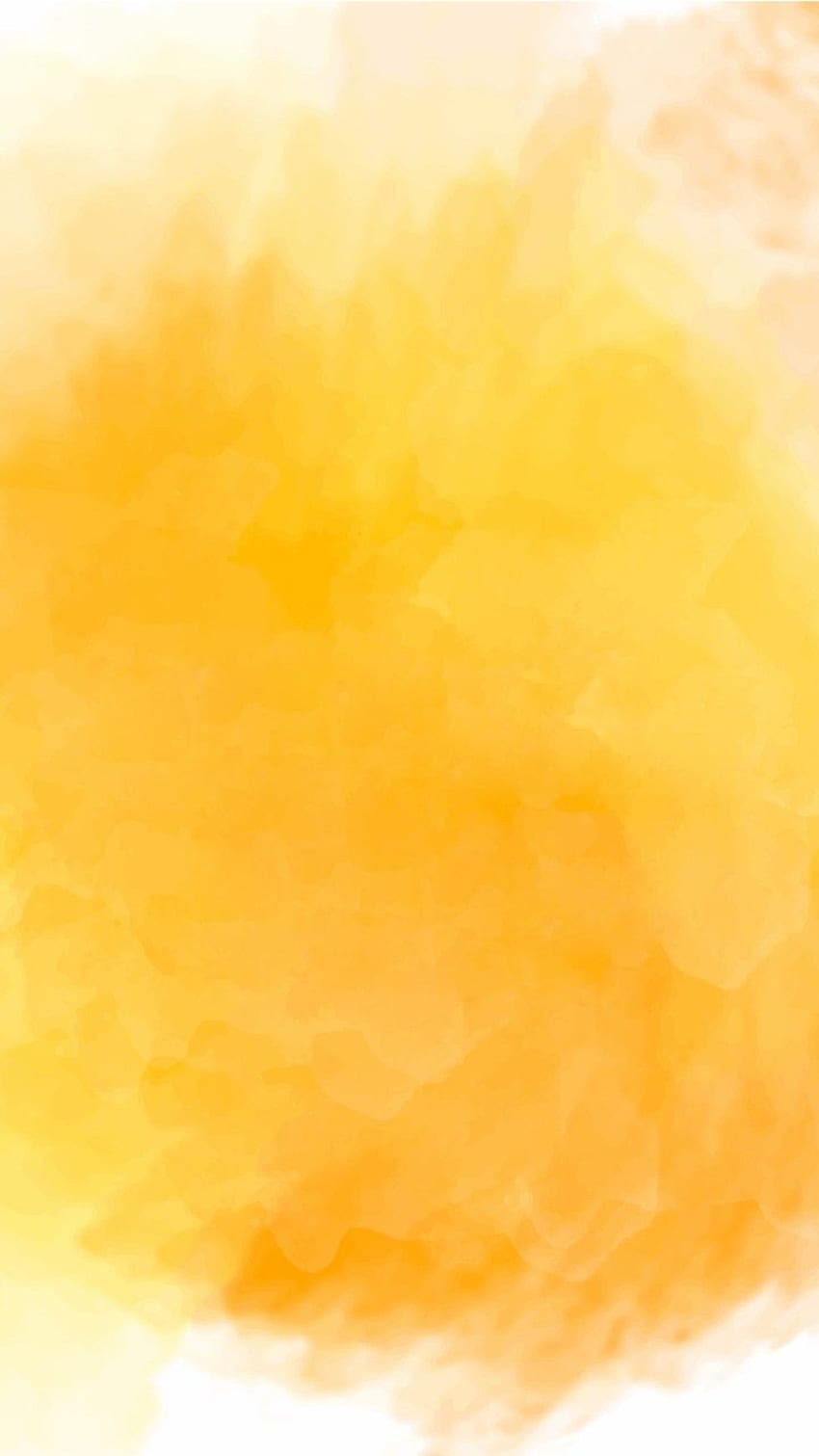 Aquarelle Dorée Dorée - Jaune Pastel Esthétique Fond d'écran de téléphone HD