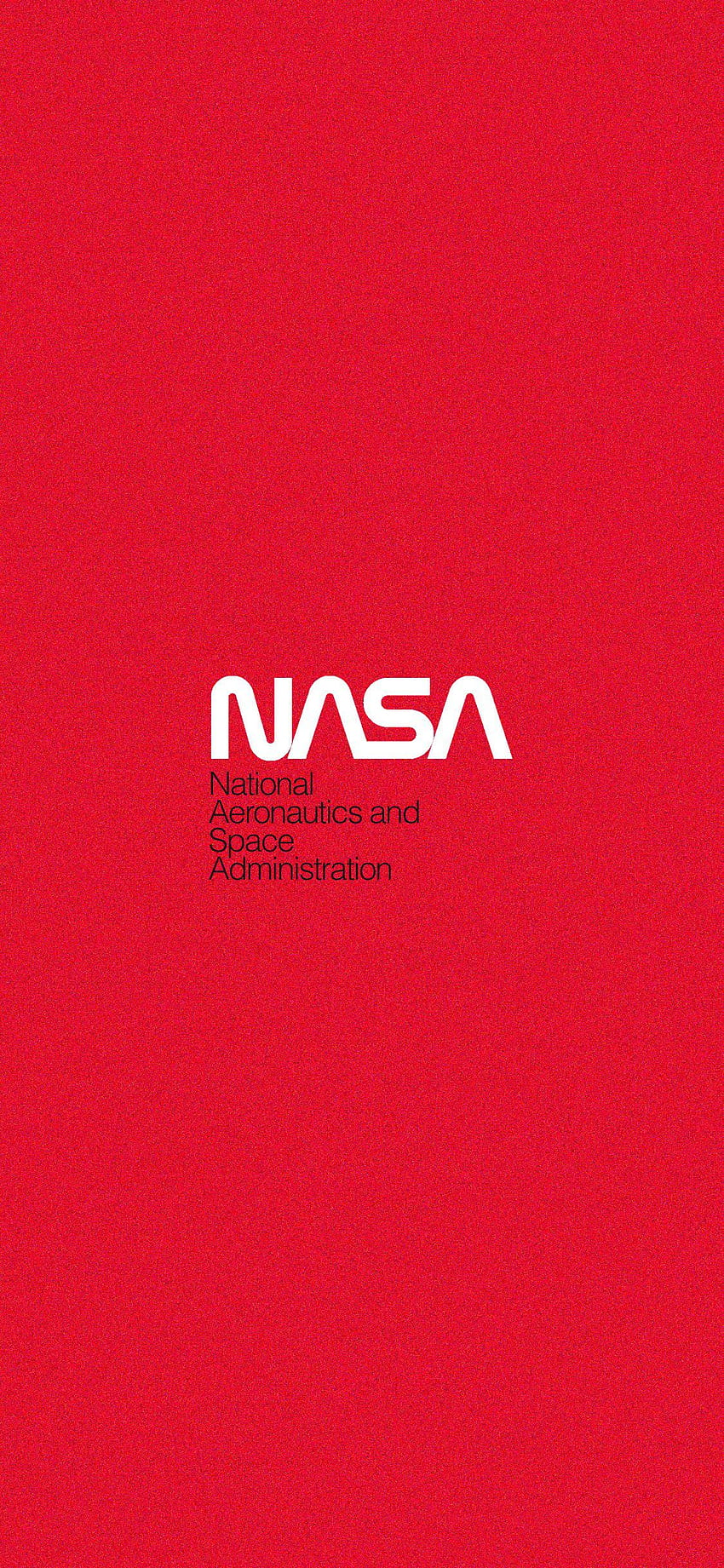 Nasa, red, logo, space HD phone wallpaper