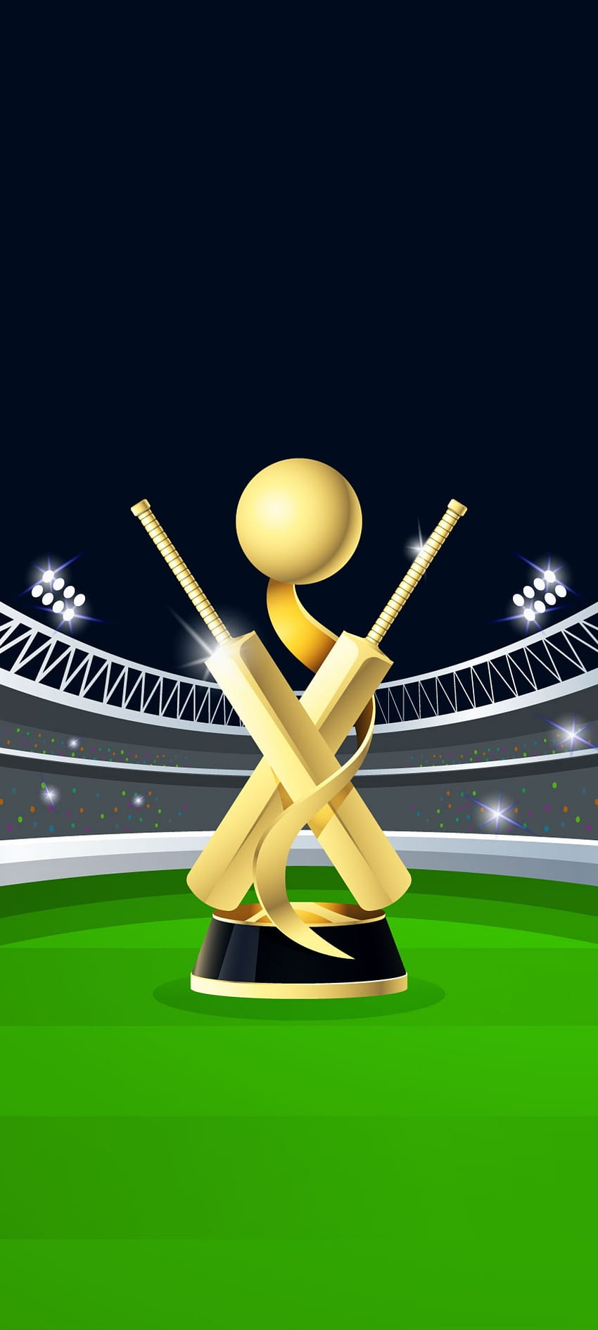 Cricket Trophy, Ball, Gold, Premium, Sport, Stadien, Mannschaftssport, Pokale, Grillen HD-Handy-Hintergrundbild