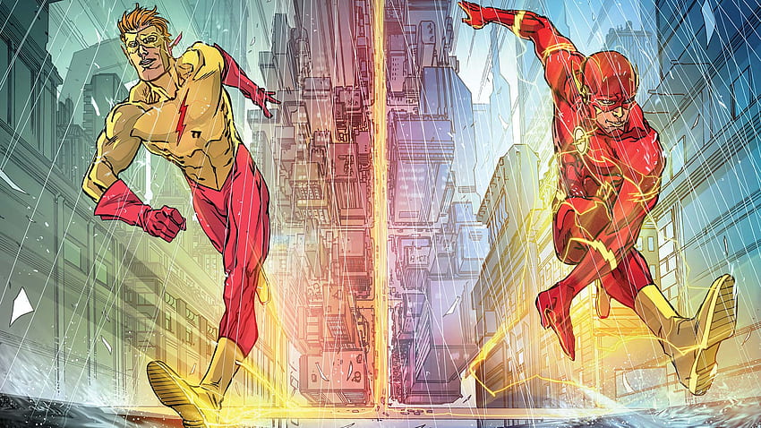 Roundup Hubungan: Barry Allen dan Wally West, Kelahiran Kembali Wally West Wallpaper HD