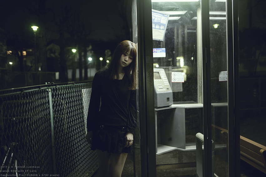 : portrait, woman, people, cute, girl, beauty, female, Japanese Dark HD wallpaper