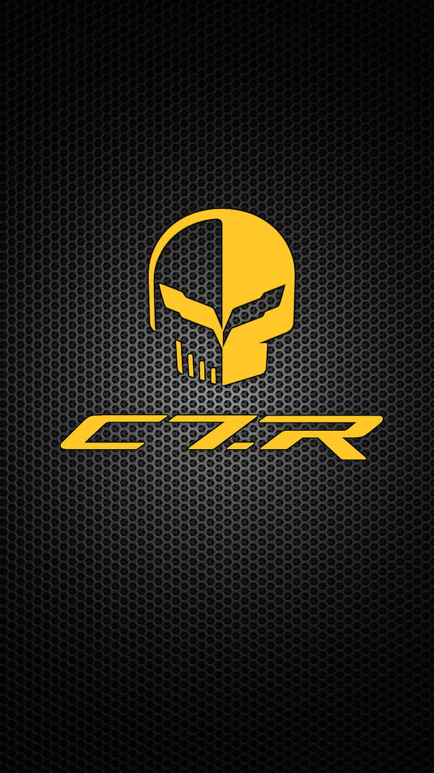 Corvette Racing Logo C7r, Corvette Logo Téléphone Fond d'écran de téléphone HD