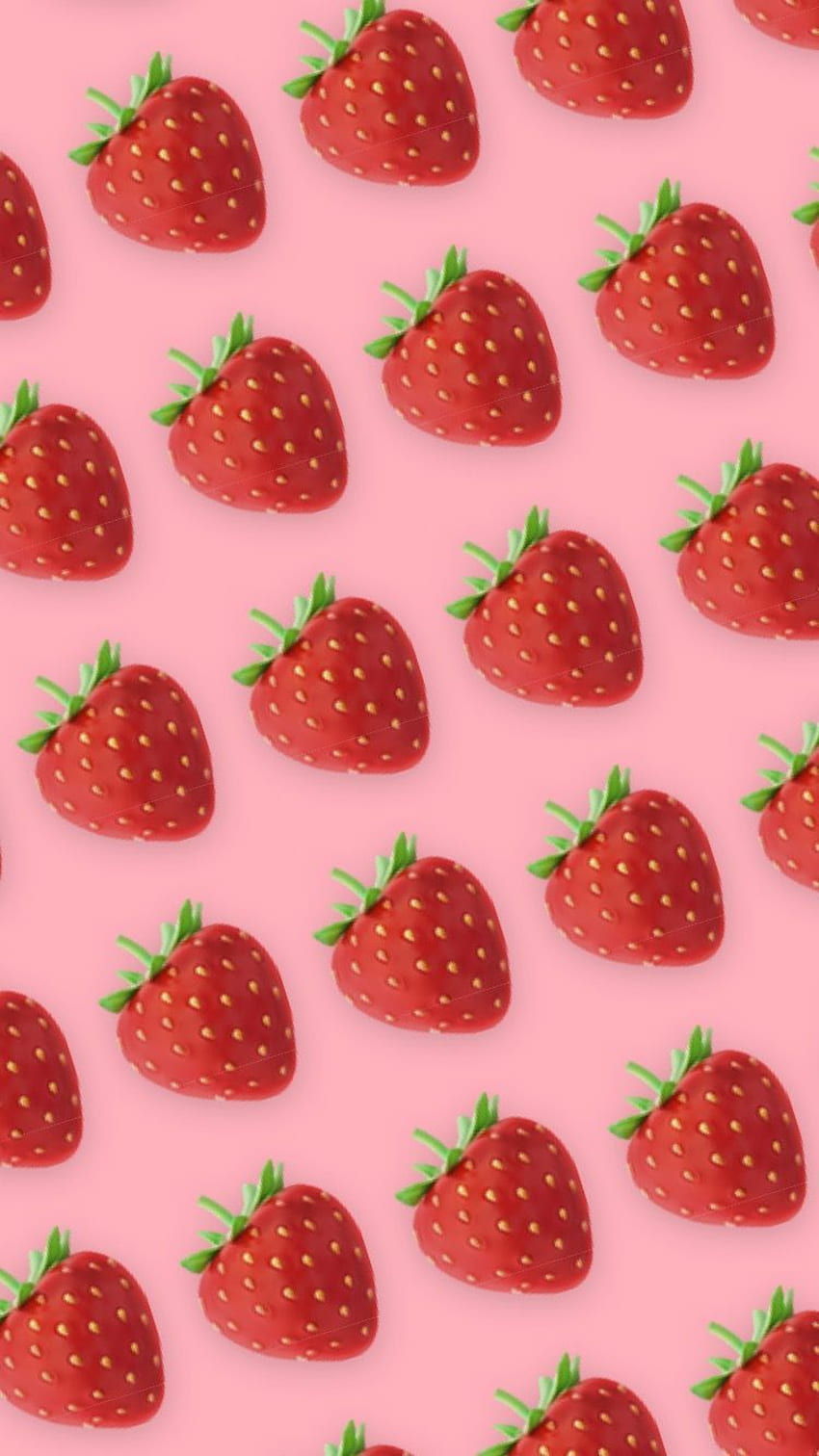 Red and pink strawberry pattern seamless vector on pink pastel color  background  fruit pattern seamless wallpaper 16775829 Vector Art at  Vecteezy