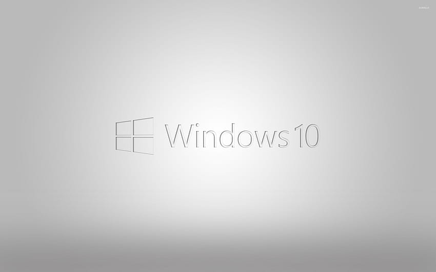 White Windows 10 HD wallpaper