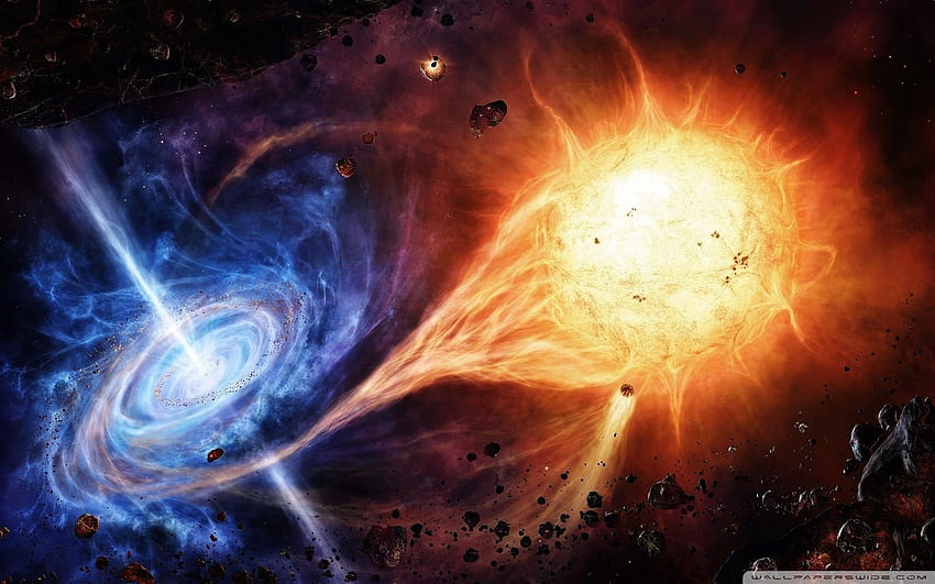 หลุมดำดวงดาวนอกอวกาศ ❤ สำหรับหลุมดำขนาดยักษ์ของจริง วอลล์เปเปอร์ HD