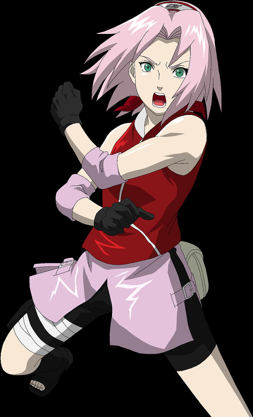 Anime Naruto Shippuden Sakura clipart-duży rozmiar png Tapeta na telefon HD