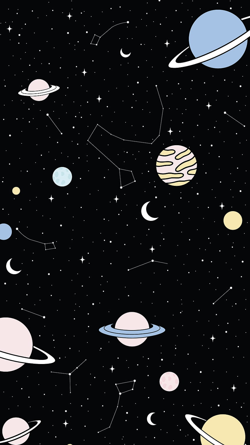 Magical space. Space phone , Cute background, Dark , Luar Angkasa HD phone wallpaper