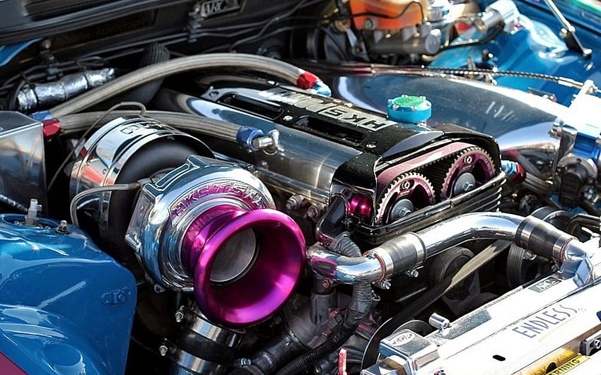 Turbo Car Engine HD wallpaper