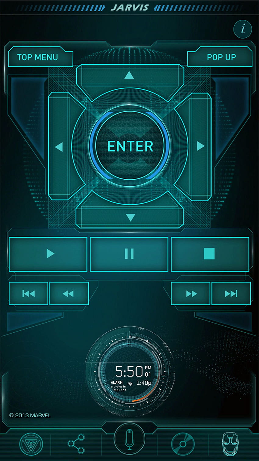 Iron Man Hud, HUD futurista fondo de pantalla del teléfono