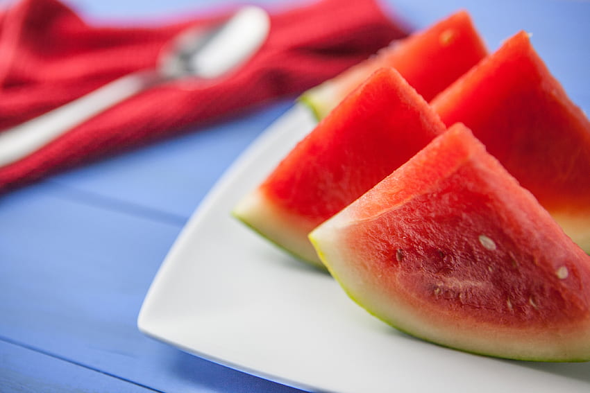 Food, Berry, Watermelon, Lobules, Slices HD wallpaper