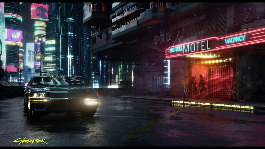 Engine Cyberpunk 2077 Night, Cyberpunk 2077 Night City HD wallpaper ...