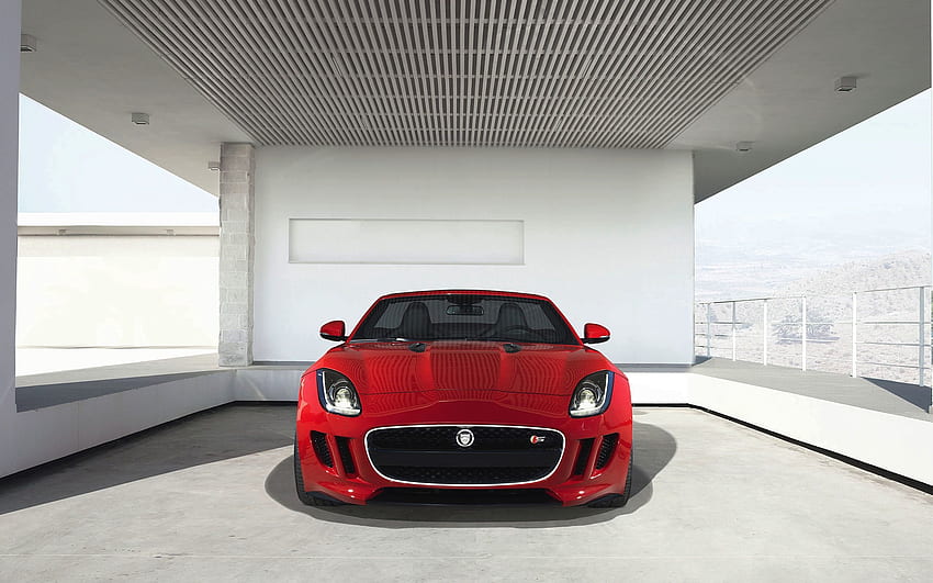 Jaguar, Cars, Front View, F-Type HD wallpaper