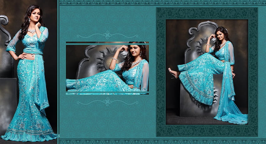 Indian Ethnic and Traditional wear.., fashion, beautiful, lehenga, india HD wallpaper