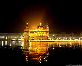 Golden temple at night HD wallpapers | Pxfuel