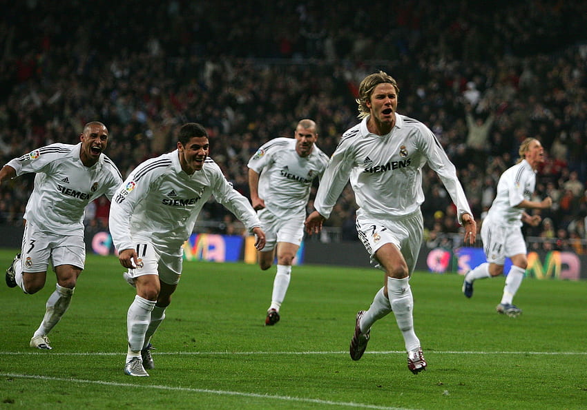 Sport , Star, David Beckham, Real Madrid, maillots de football blancs pour hommes. David Beckham, Real madrid, Beckham Fond d'écran HD