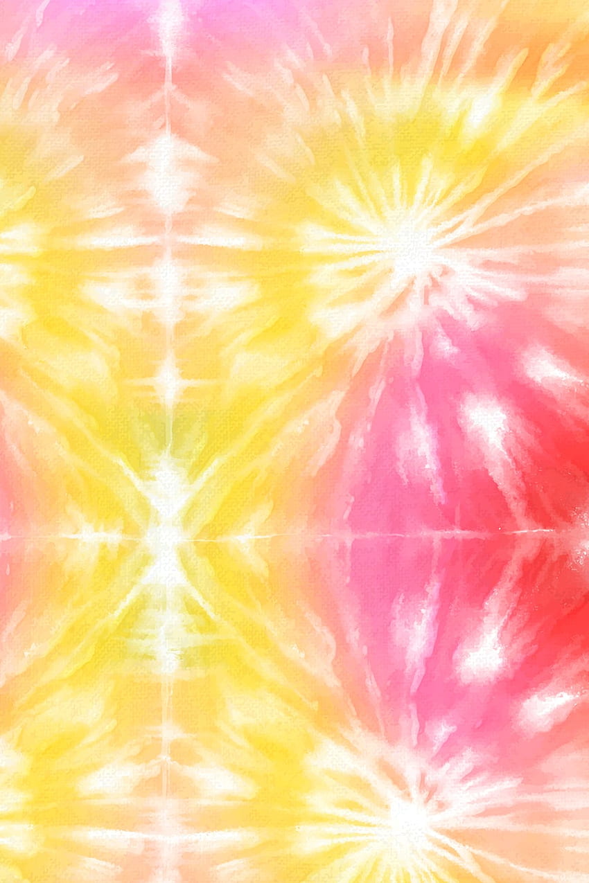 PNG Stickers, & Background, Yellow Tie Dye HD phone wallpaper