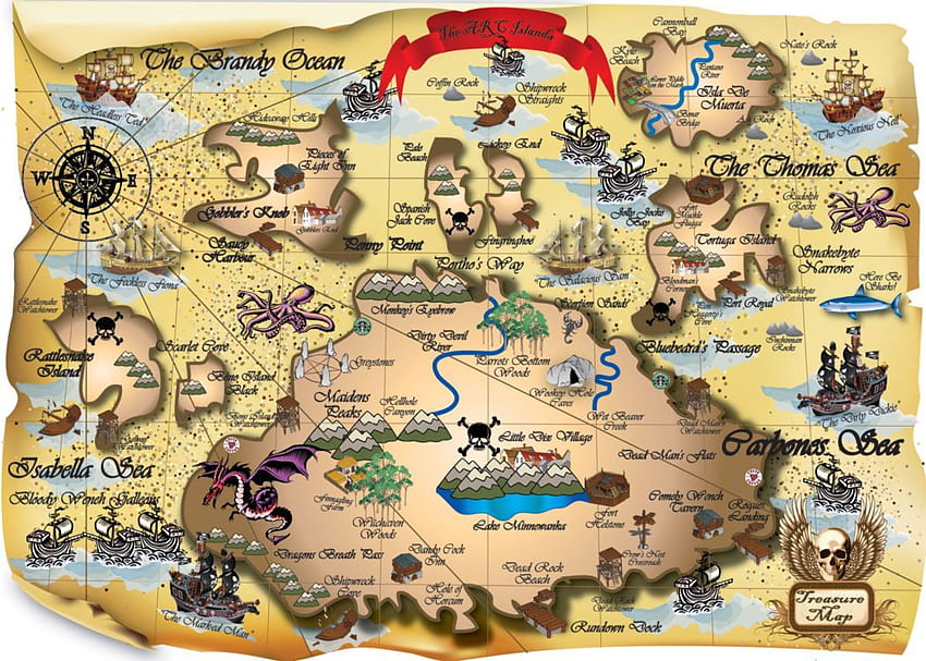 Treasure Map For Computer - Treasure Map Game HD wallpaper