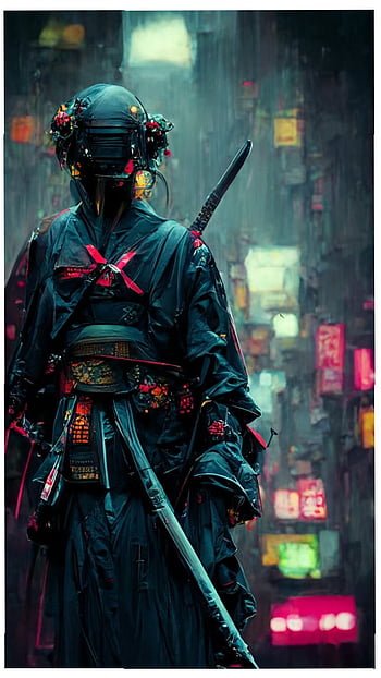 Samurai Ronin Fantasy 4K Wallpaper iPhone HD Phone 840h