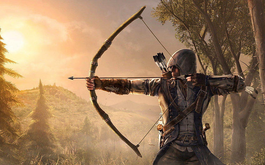 Dark Archer, Medieval Archer HD wallpaper