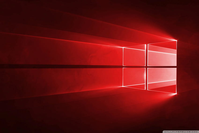 Windows 10 Red in ❤ for • Wide & Ultra, Red and Black 高画質の壁紙