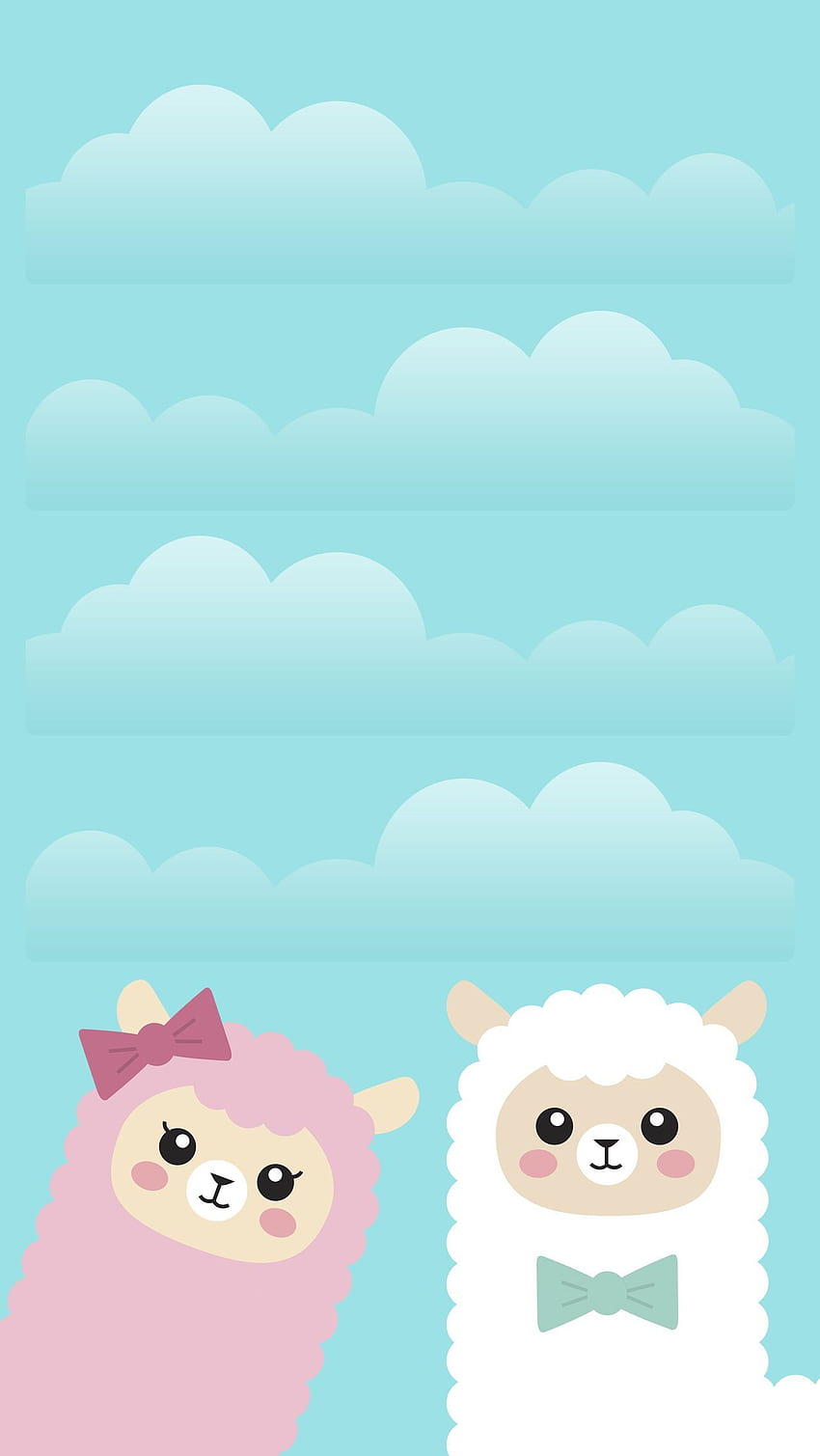 Kawaii Alpaca - . iphone cute, Cute for ipad, Tumblr iphone HD phone wallpaper