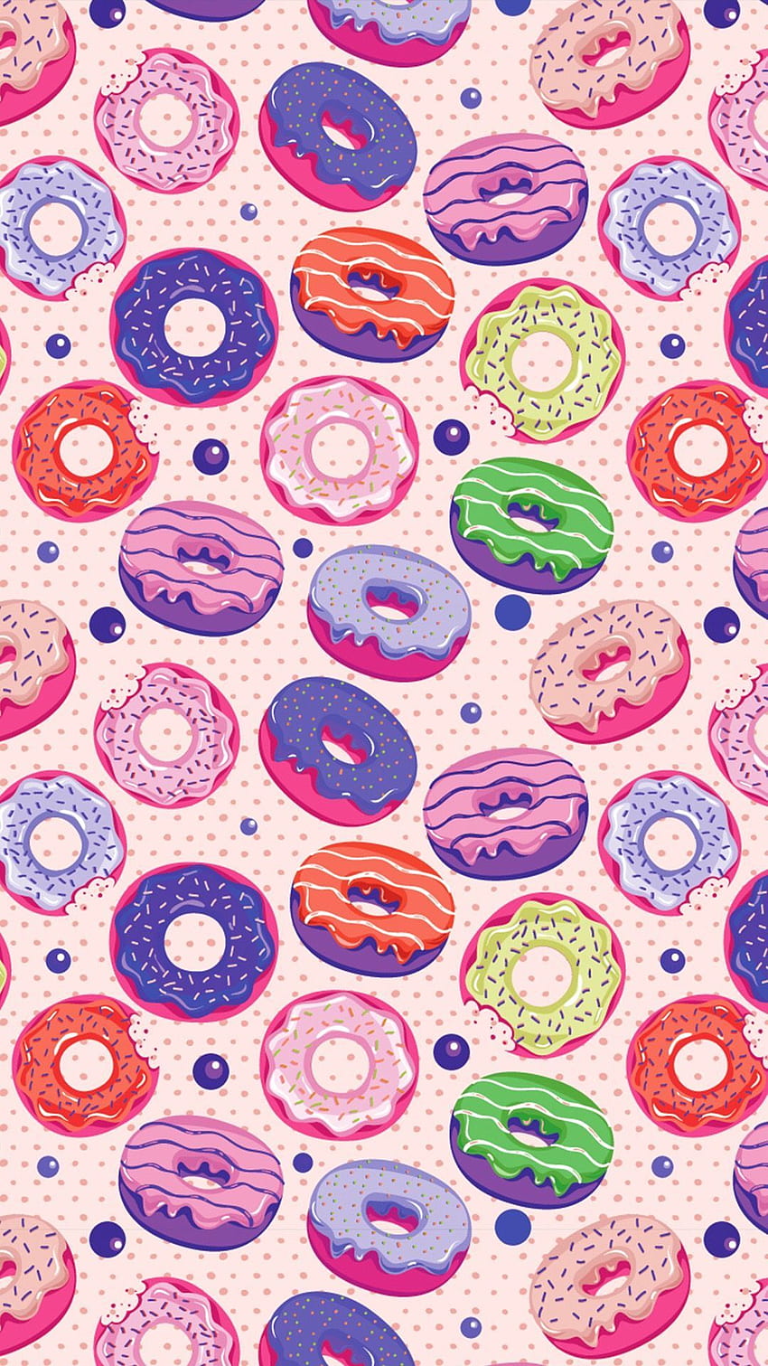 Donut . phone . Pattern HD phone wallpaper