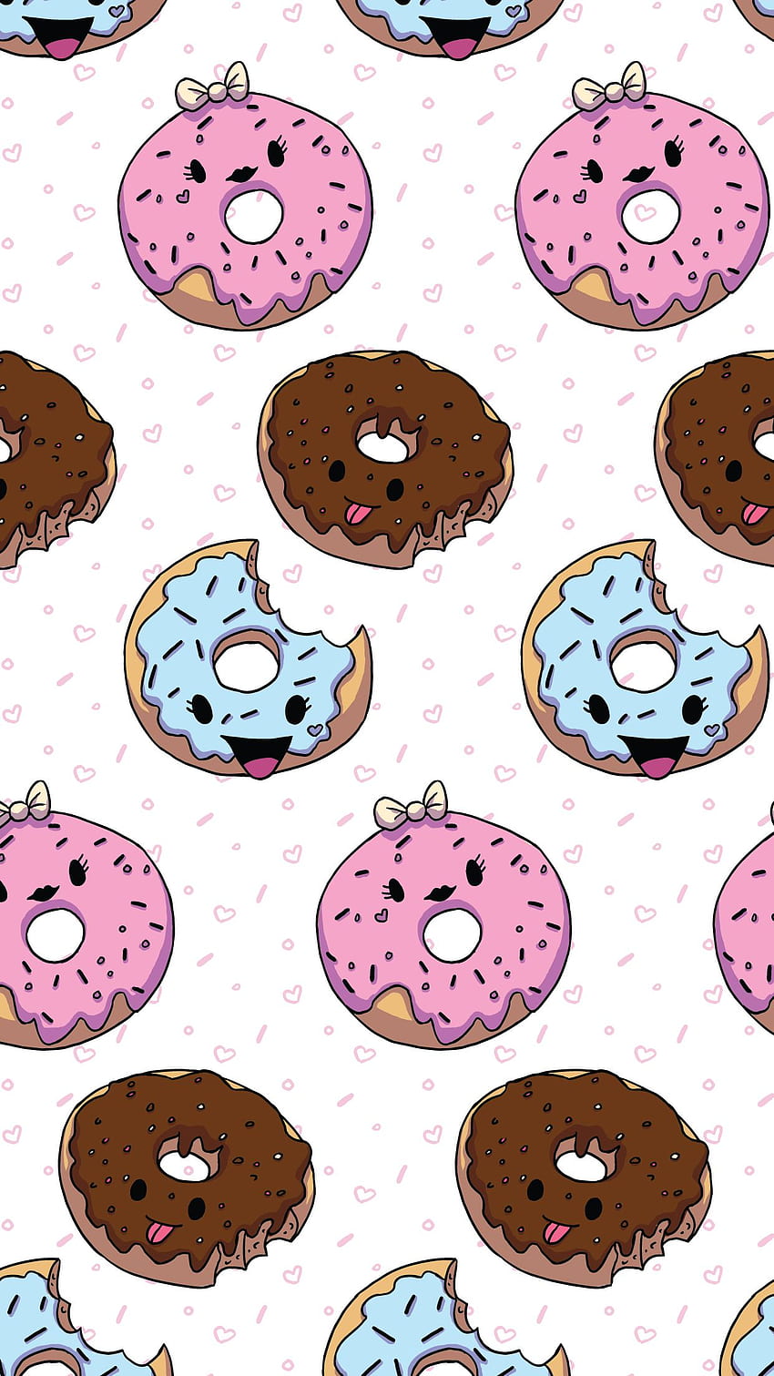 Cartoon Donut, Cartoon Doughnut HD phone wallpaper | Pxfuel