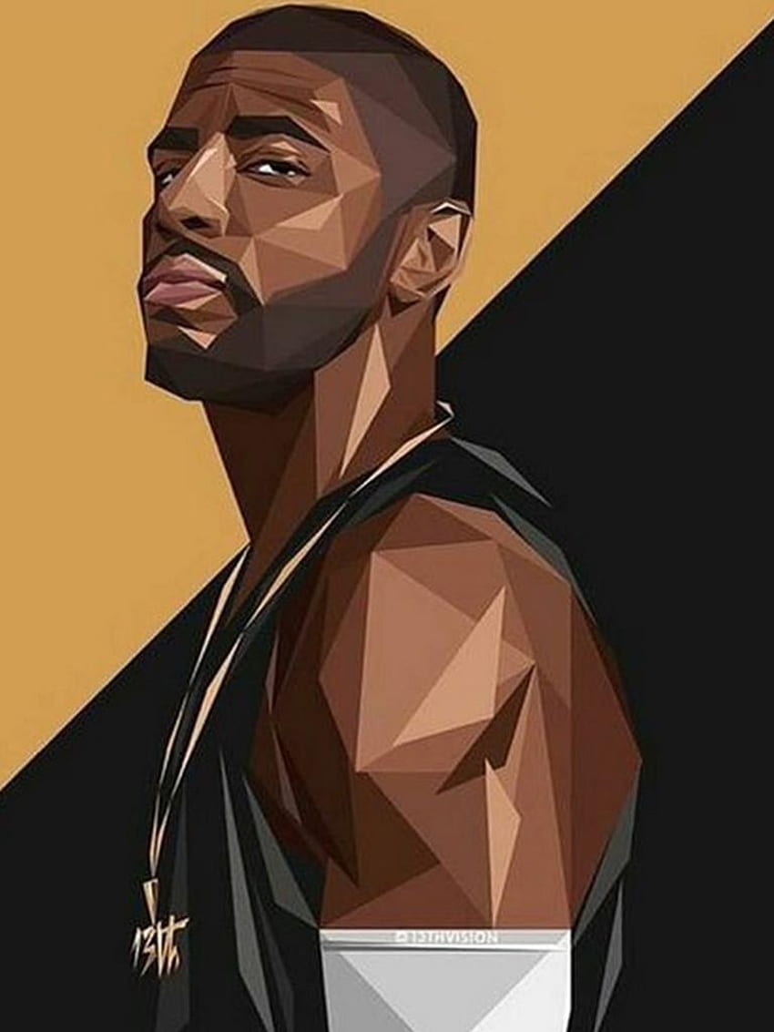 Kyrie Irving 2018 for Android, Cartoon Kyrie Irving HD phone wallpaper