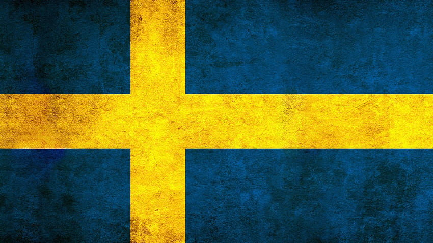 Szwedzka flaga, Szwecja Tapeta HD