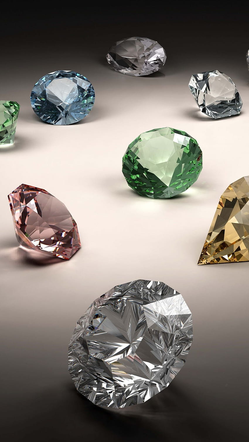 Steine ​​Juwelen Diamanten HD-Handy-Hintergrundbild