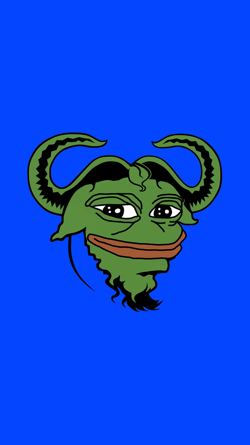 Gnu Pepe - Gnu Linux i tło, Pepe the Frog Tapeta na telefon HD