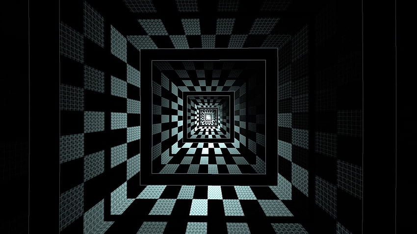 3D Illusion, Optical Illusion Black HD wallpaper