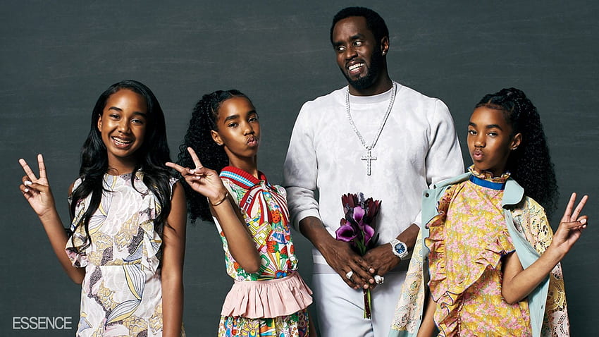 Diddy e le figlie abbelliscono la copertina di ESSENCE mentre apre, Sean Combs Sfondo HD