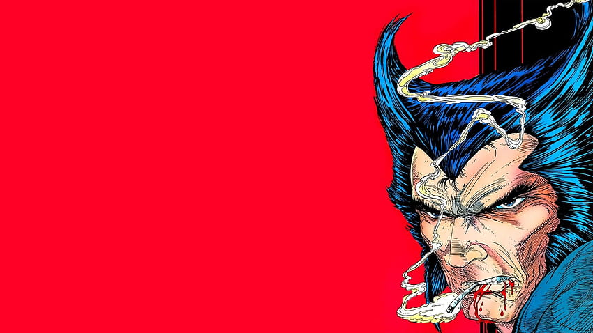 hugh jackman, Bloody Wolverine Comic HD wallpaper