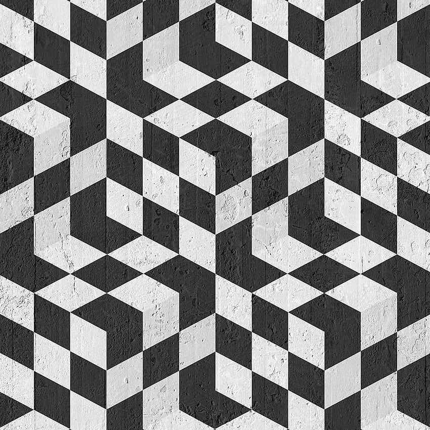 desktop wallpaper black geometric cubes mineheart art gallery and design store black and white squares