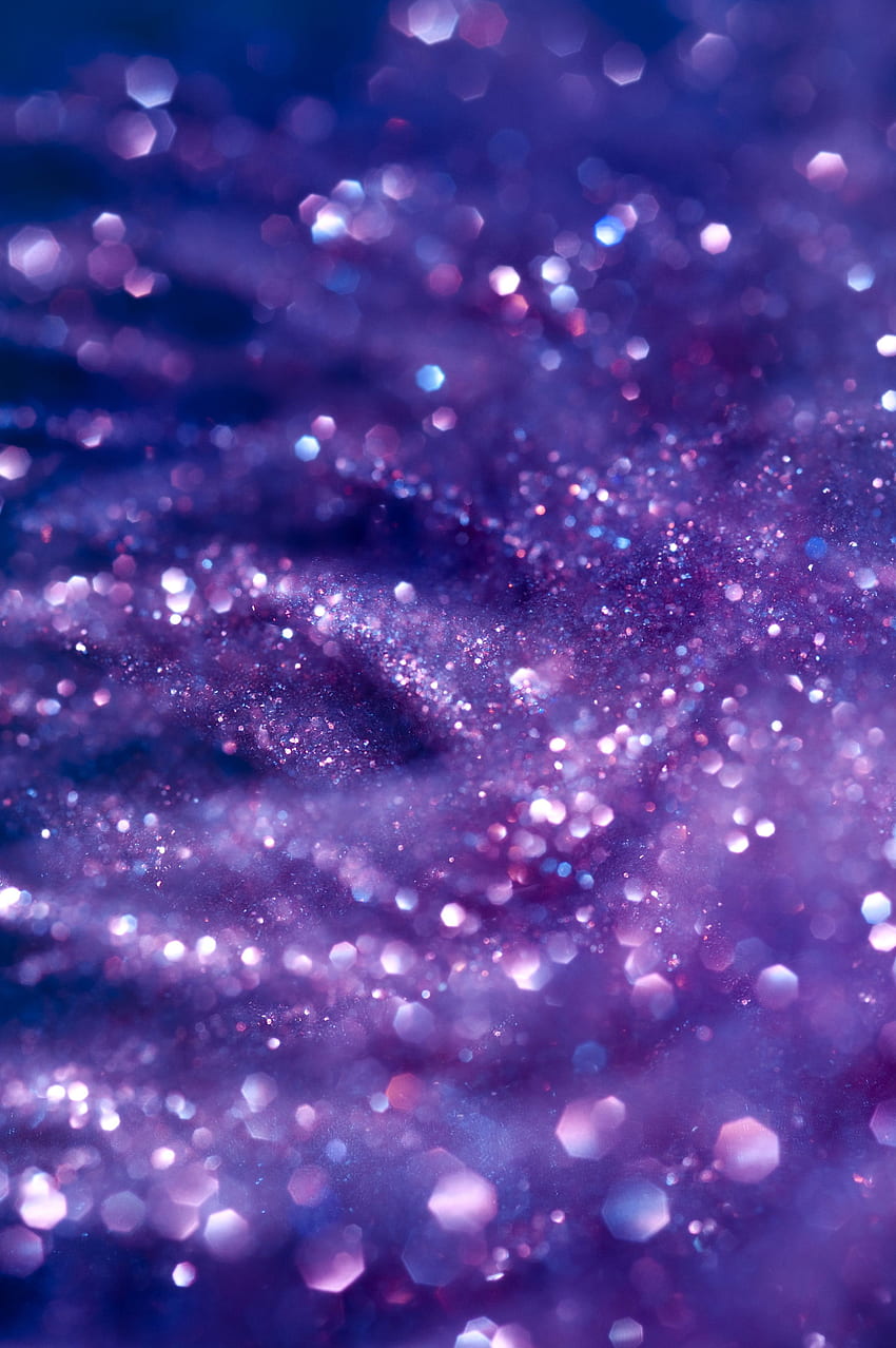 violetter Hintergrund mit entschärftem Glitzer und Glanz, Purple 5S HD-Handy-Hintergrundbild