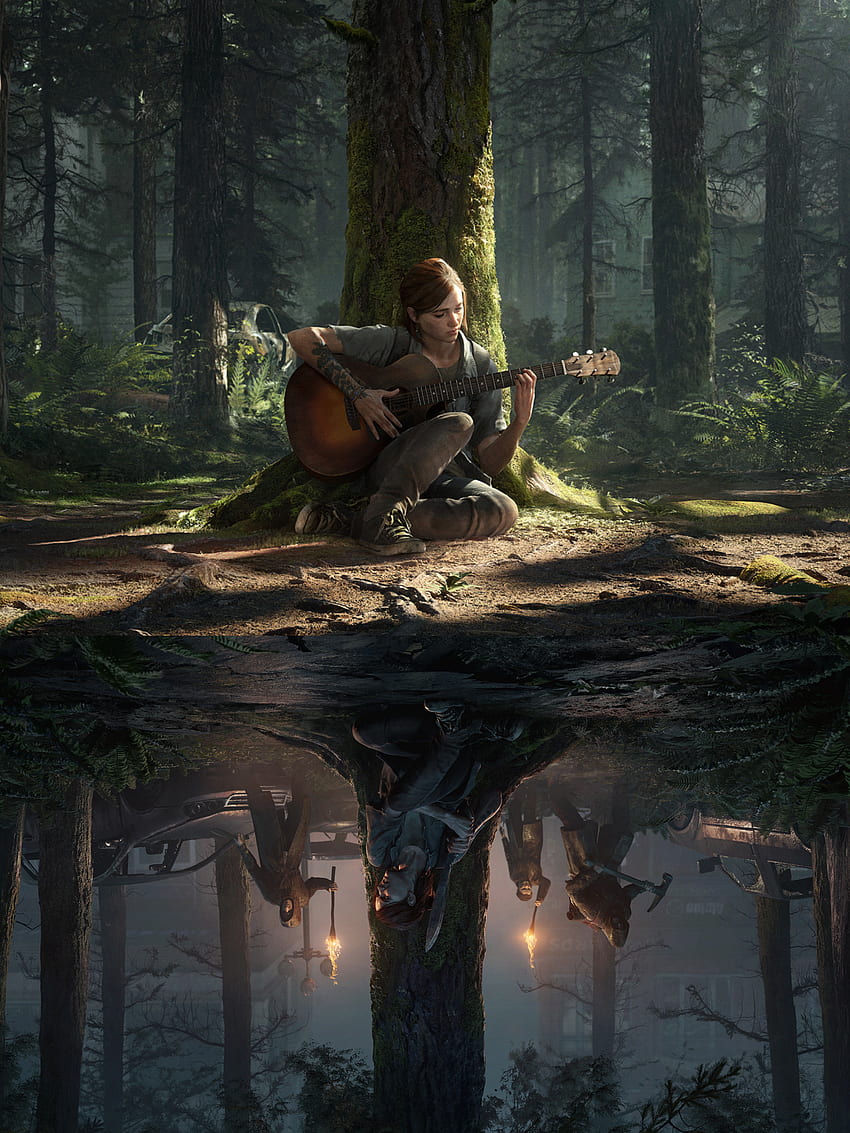 Wallpaper forest, fire, Naughty Dog, The Last of Us Part II for mobile and  desktop, section игры, resolution 1920x1080 - download