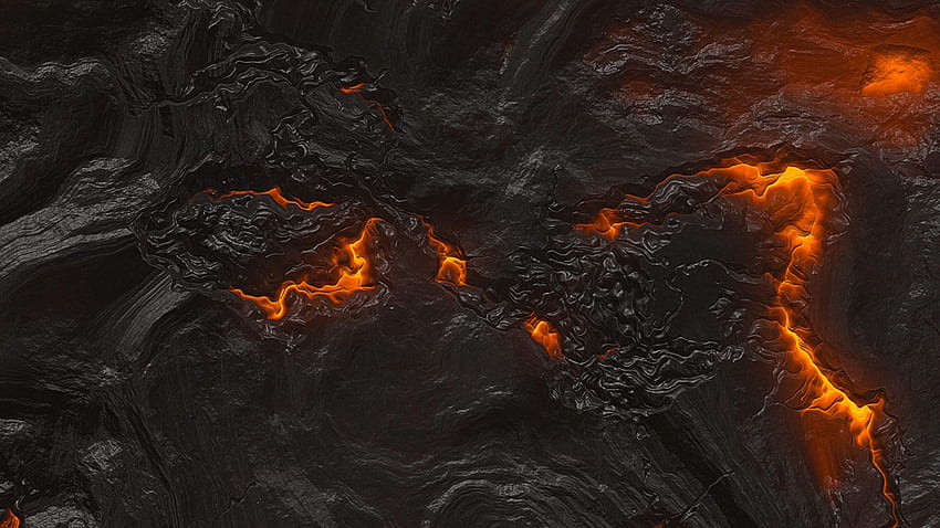 Lava-Hintergrund, Lava-Textur HD-Hintergrundbild