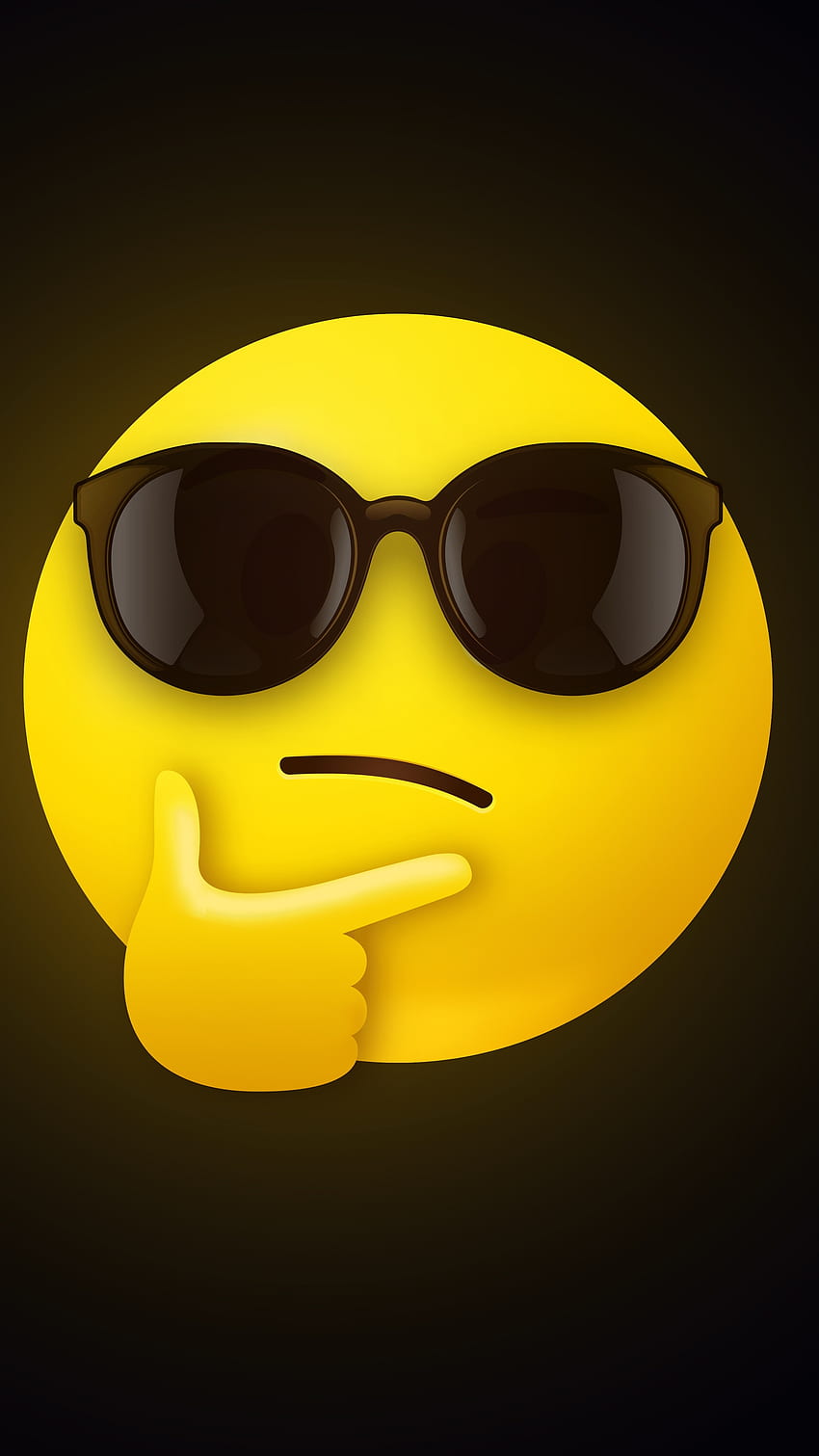 Emoji, Goggle, attitude HD phone wallpaper