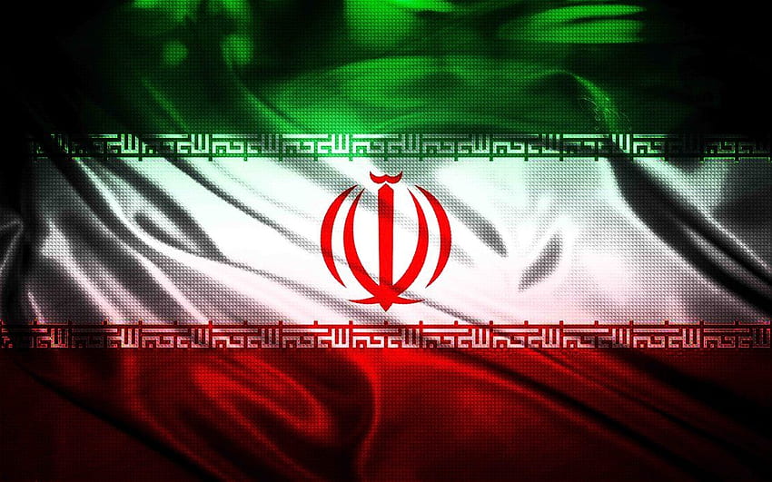 イランの国旗。 最高、イラン人 高画質の壁紙