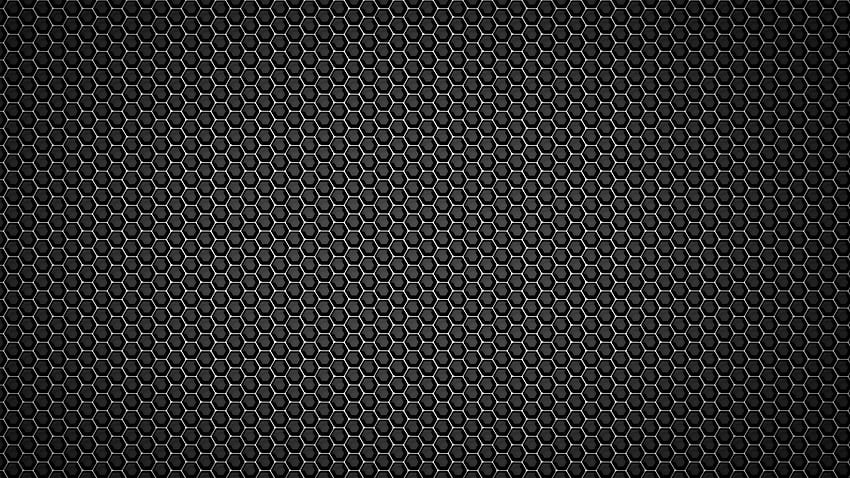black, metal, textures, mesh, honeycomb HD wallpaper