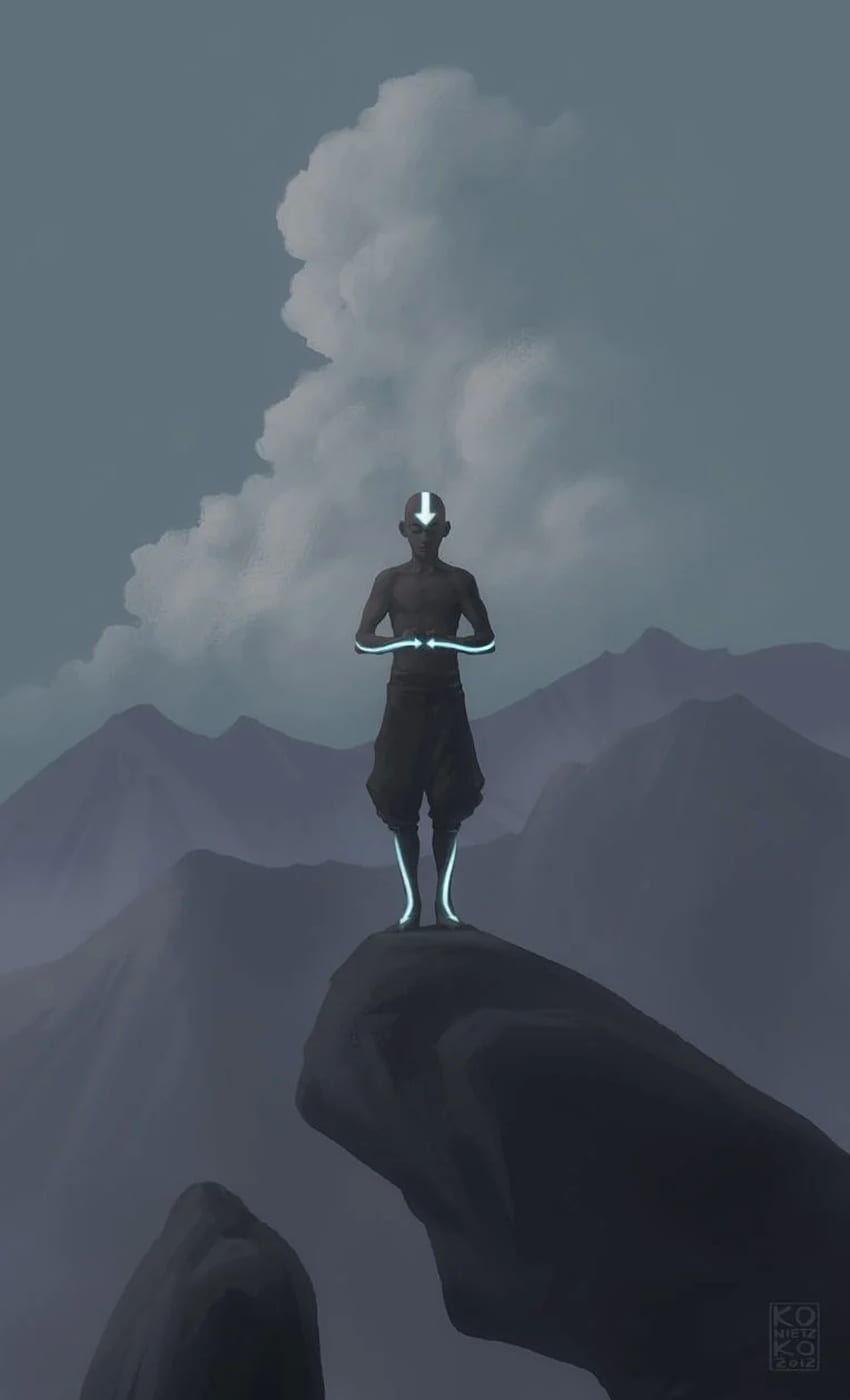 Aang - Avatar: The Last Airbender - Mobile Anime Board, Anime Meditation HD電話の壁紙