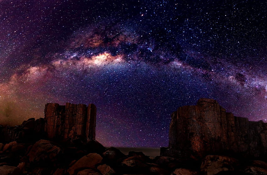 Desert Night Sky HD wallpaper