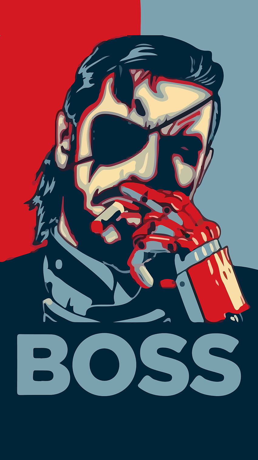 BOSS! I just edit that Pic to make it a for iPhone 6 and 7.. Metal gear, Metal gear series, Metal gear solid HD phone wallpaper
