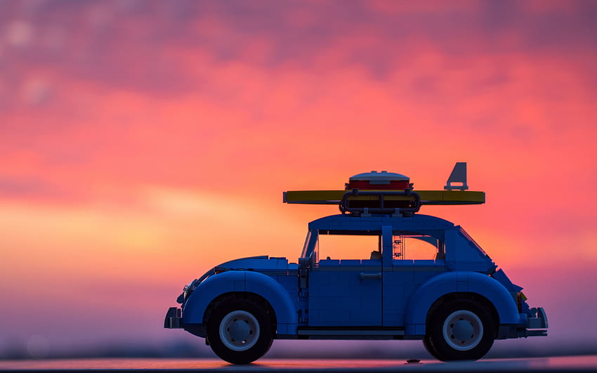 Volkswagen Beetle, Лего кола. Лего коли, Кола, Фолксваген бръмбар HD тапет