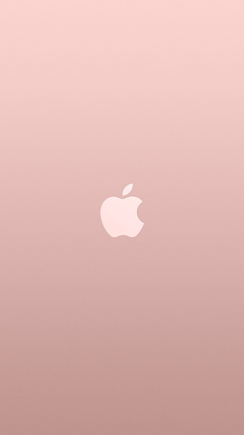 iPhone 6 . logo apple pink rose gold white minimal illustration art HD phone wallpaper