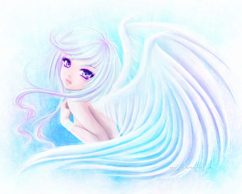 Anjo caído Desenho de Anime, Anime, cg Artwork, cabelo preto